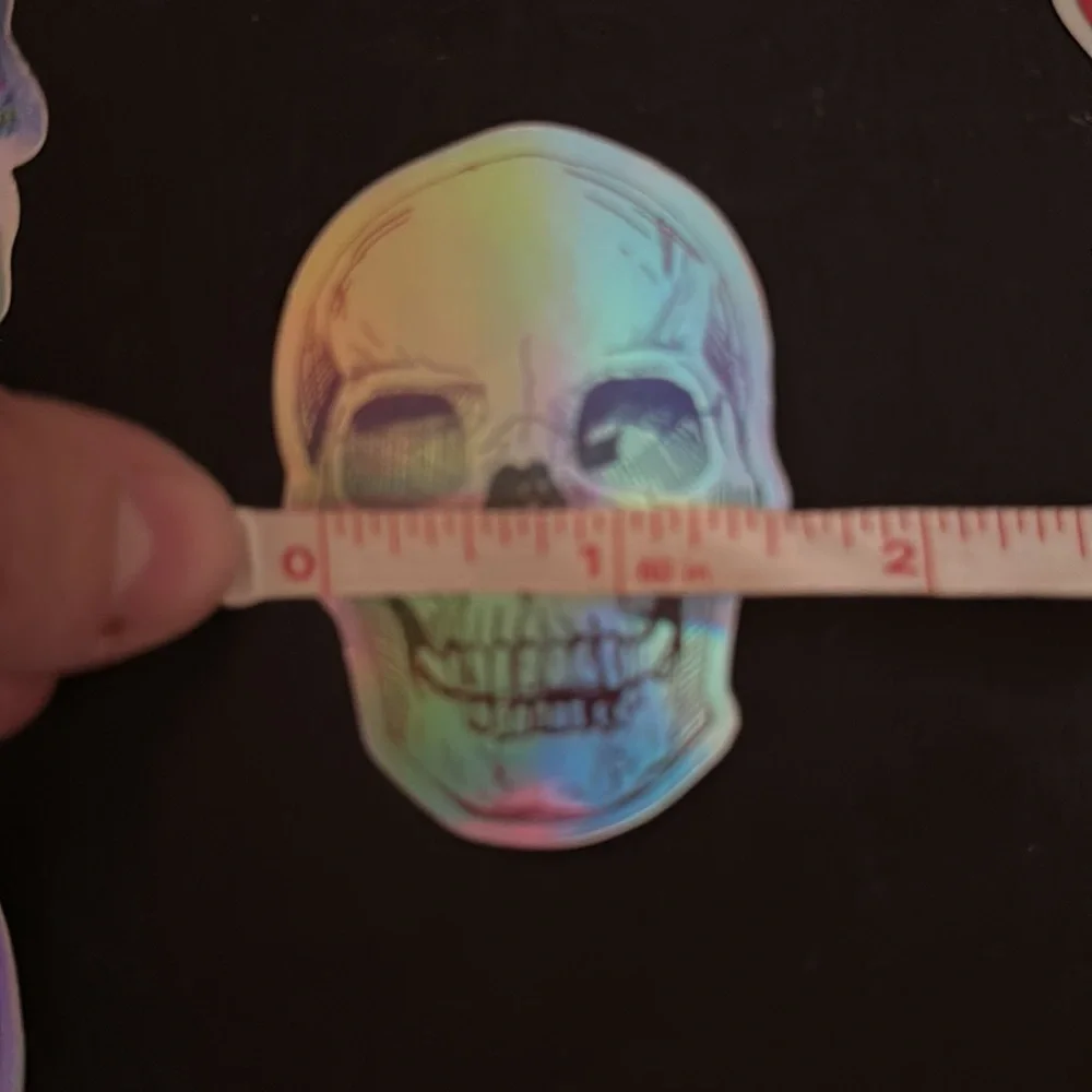 Holographic skull stickers/decals